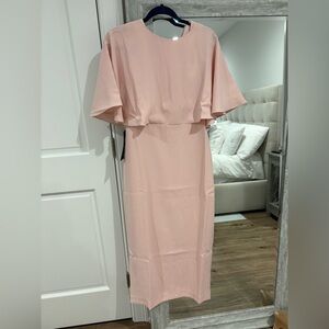 Pomander Place Light Pink Cape Leah Dress - size 8 - NWT